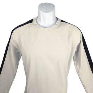 James Perse Malibu Mens Long Sleeve Performance Gray Black MEH3243 Size 1 S